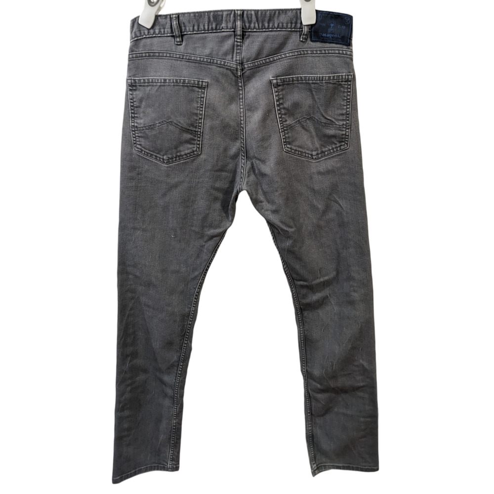 Patagonia Organic Cotton Straight Stretch Forge Gray Slim Jeans 34x32 - Picture 5 of 6